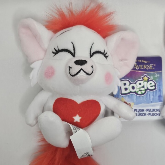 New Set of 3 Elf on the Shelf Santaverse Bogie Plush Furry Blue Red Yellow - Picture 3 of 12